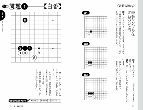 やさしい囲碁トレーニング新しい定石の基本の画像